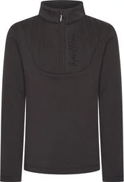 Produktbild von Imperial Riding Alinda Baselayer Reitshirt für Mädchen aus Fleece in Schwarz für den Winter