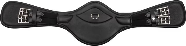 Imperial Riding Anatomischer Dressur-Sattelgurt aus Leder in Schwarz – Bild 1 von 1