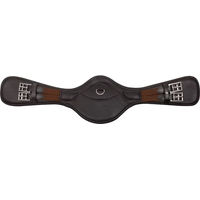 Produktbild von Imperial Riding Anatomischer Springgurt mit Bauchlatz und Rollenschnallen Dunkelbraun 125cm