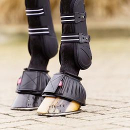 Imperial Riding Bellboots Hufglocken aus Gummi Schwarz Größe L – Bild 1 von 2