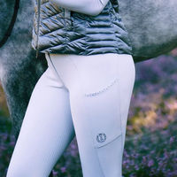 Produktbild von Imperial Riding Bliss Reithose Damen Full Grip Weiß Größe 44 mit Elasthaneinsätzen