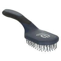 Produktbild von Imperial Riding Boomerang Mähnen- und Schweifbürste für Pferde aus Naturmaterial in Blau