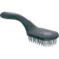 Produktbild von Imperial Riding Boomerang Mähnen- und Schweifbürste für Pferde aus Naturmaterial in Grün-Schwarz