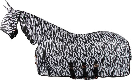 Produktbild von Imperial Riding Carly Fliegendecke für Pferde aus Nylon in Schwarz und Bunt