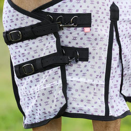 Produktbild von Imperial Riding Carlys Fliegendecke für Pferde aus Nylon in Lila 165 cm