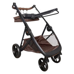 Imperial Riding Carry Light Sattelwagen aus Aluminium mit Bremsfunktion in Navy-Chocolate und Blau-Braun – Bild 1 von 3