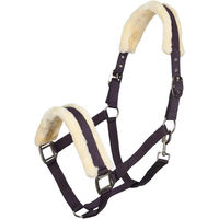 Produktbild von Imperial Riding Classic Fur Pferdehalfter für Ponys aus Nylon mit Kunstfellpolsterung in Black Berry