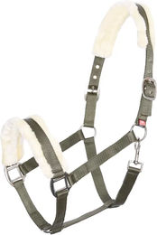 Produktbild von Imperial Riding Classic Fur Pferdehalfter mit Kunstfell aus Nylon für Ponys