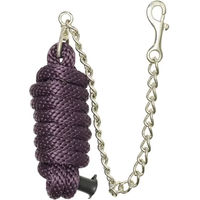 Produktbild von Imperial Riding Classic SH Longierleine mit Eisenkette und Messing-Karabiner in Bordeaux