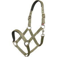 Produktbild von Imperial Riding Classic Sport Pferdehalfter aus Nylon für Fohlen in Grün und Gold