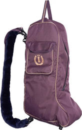 Imperial Riding Classic Stiefeltasche für Reitstiefel mit Schultergurt und Frontfach in Bordeaux – Bild 1 von 2