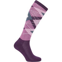 Produktbild von Imperial Riding Classic Twist Reitsocken für Damen in Rosa und Lila Größe 31/34