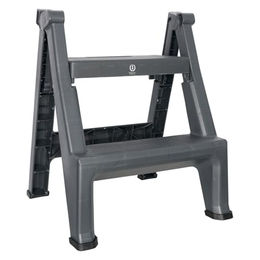 Imperial Riding Clever Fold Klappbarer Tritthocker aus Kunststoff Grau – Bild 1 von 3