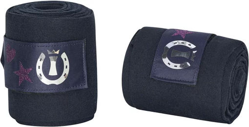 Imperial Riding Cosmic Sparkle Gamaschen aus Fleece für Ponys in Blau – Bild 1 von 1