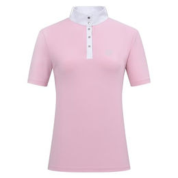 Imperial Riding Damen Turniershirt Basic Glam Kurzarm mit Strass-Details Candy Floss Größe S – Bild 1 von 1