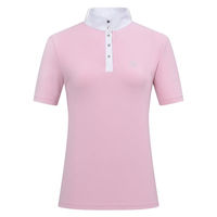 Produktbild von Imperial Riding Damen Turniershirt Basic Glam Kurzarm mit Strass-Details Candy Floss Größe S