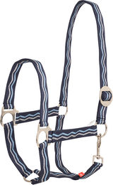 Imperial Riding Economic Classic Stallhalfter aus Nylon in Blau-Navy-Silber Größe X-Full – Bild 1 von 1
