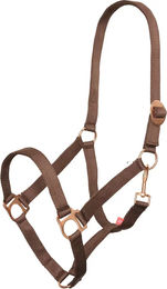 Produktbild von Imperial Riding Economic Pferdehalfter aus Nylon in Braun für Ponys