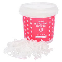 Produktbild von Imperial Riding Einflechtgummis Profi-Box Weiß 150 g