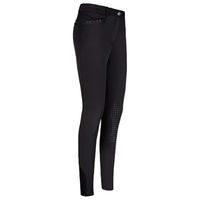 Produktbild von Imperial Riding El Capone Reithose für Damen mit Knee Grip in Schwarz Größe 44 wasserabweisend