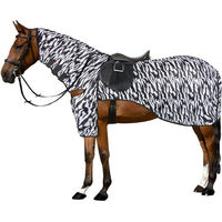Produktbild von Imperial Riding Fliegenausreitdecke Super-dry Flower Black Zebra Schwarz aus Polyester Größe M