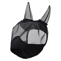 Imperial Riding Fliegenmaske IRH Fly Shield mit UV-Mesh und Fleeceeinfassung Schwarz Full – Bild 1 von 2