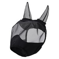 Produktbild von Imperial Riding Fliegenmaske IRH Fly Shield mit UV-Mesh und Fleeceeinfassung Schwarz Full