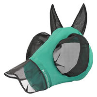 Produktbild von Imperial Riding Fliegenmaske Trail Ride mit Nasenschutz Mesh Türkis Cob