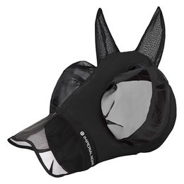 Imperial Riding Fliegenmaske Trail Ride mit Nasenschutz Schwarz Full Mesh – Bild 1 von 12