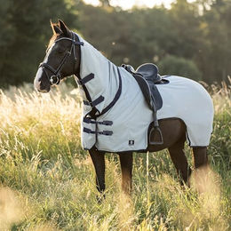 Imperial Riding Fly Royce Fliegen-Ausreitdecke für Pferde aus atmungsaktivem Mesh in Grau 155 – Bild 1 von 2