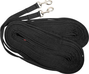 Imperial Riding Free Ride Langzügel aus Polyester 9 m 2er-Set Schwarz für Pferde – Bild 1 von 4