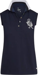 Produktbild von Imperial Riding Frenzie Ärmelloses Reitpolo für Damen in Blau Grösse XXL