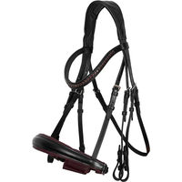 Produktbild von Imperial Riding Fria Kandarenzaum Xfull aus Leder mit Schafslederpolsterung ohne Zügel in Schwarz oder Rot
