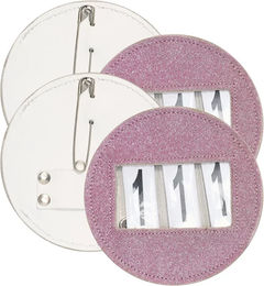 Produktbild von Imperial Riding Glitter Nummer Reiten Rosa Sattelzubehör 2er Pack