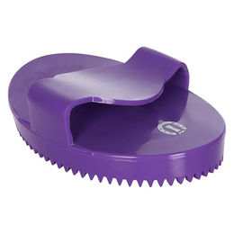 Imperial Riding Gummistriegel Massagebürste für Pferde Lila – Bild 1 von 2
