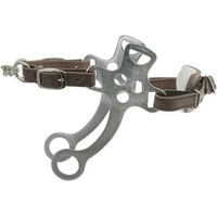 Produktbild von Imperial Riding Hackamore aus verchromtem Stahl in Silber und Braun