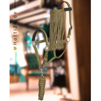 Produktbild von Imperial Riding Halfter mit Fliegenfransen und Strick in Olive Green aus Nylon