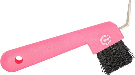 Imperial Riding Hufauskratzer IRH Impulz mit Metallhaken und Bürste Neon Pink – Bild 1 von 2