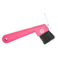 Produktbild von Imperial Riding Hufkratzer Impulz mit Metallhaken und Reinigungsbürste in Fuchsia