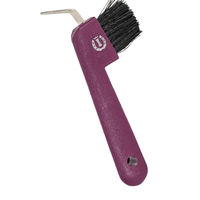 Produktbild von Imperial Riding Hufkratzer mit Bürste Dark Flower Lila aus Kunststoff
