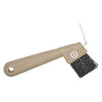 Produktbild von Imperial Riding Hufkratzer mit Metallhaken und Bürste in Braun/Beige