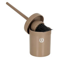 Produktbild von Imperial Riding Hufölpinsel mit integrierter Dose für die Pferdehufpflege in Cappuccino Beige/Braun
