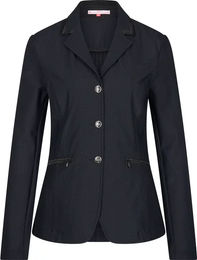 Imperial Riding IRH Air Meshy Turnierjacke Damen Schwarz S mit Mesh-Gewebe und Strassdetails – Bild 1 von 3