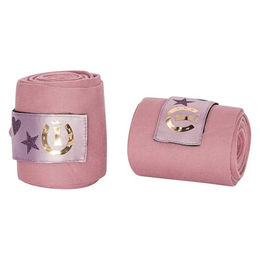 Imperial Riding IRH Cosmic Sparkle Gamaschen aus Fleece für Ponys in Rosa – Bild 1 von 4