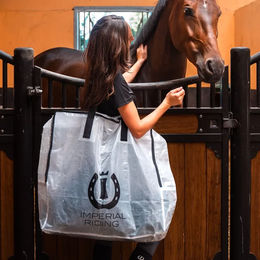 Imperial Riding IRH Decken-Tasche für Pferdedecken wasserabweisend und robust in Weiß – Bild 1 von 3