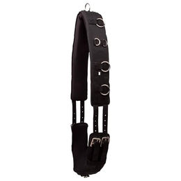 Imperial Riding IRH Deluxe Longiergurt für Pferde aus Nylon mit Neoprenfütterung Schwarz Full – Bild 1 von 2