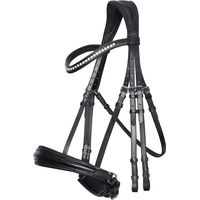 Produktbild von Imperial Riding IRH Fria Kandarenzaum aus Leder mit Schafslederpolsterung Schwarz XL