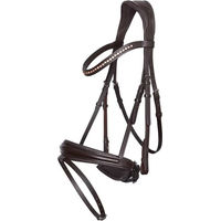 Produktbild von Imperial Riding IRH Fria Trense aus Büffelleder mit Schafslederpolsterung und Strass-Stirnband in Braun Xfull