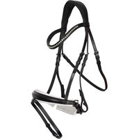 Produktbild von Imperial Riding IRH Fria Trense aus Büffelleder mit Schafslederpolsterung und Strass-Stirnband Schwarz-Weiß Xfull