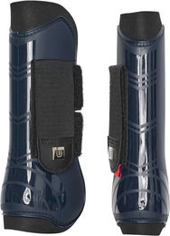 Imperial Riding IRH Lovely Gamaschen für Pferde mit TPU-Schale und Neoprenfutter Navy Shetty – Bild 1 von 4
